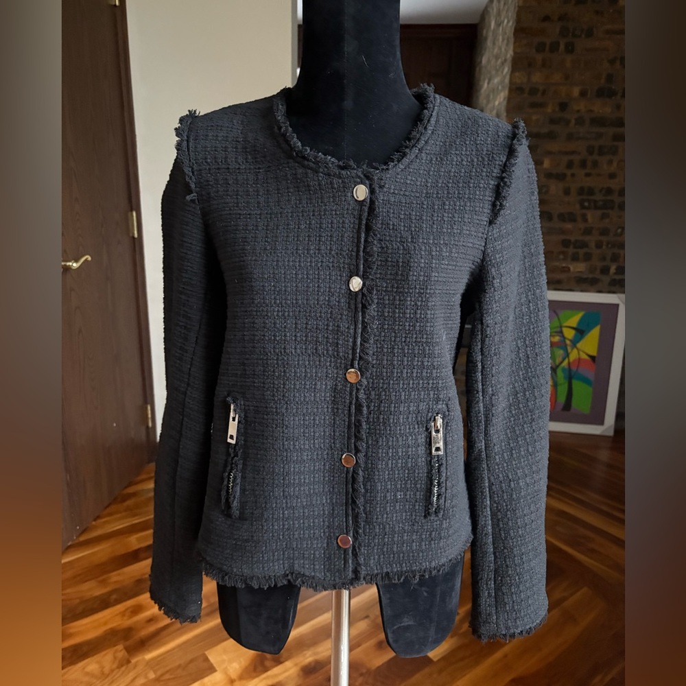 One Third Stylish Black Women's Jacket 01, ECU - Picture 13 of 13